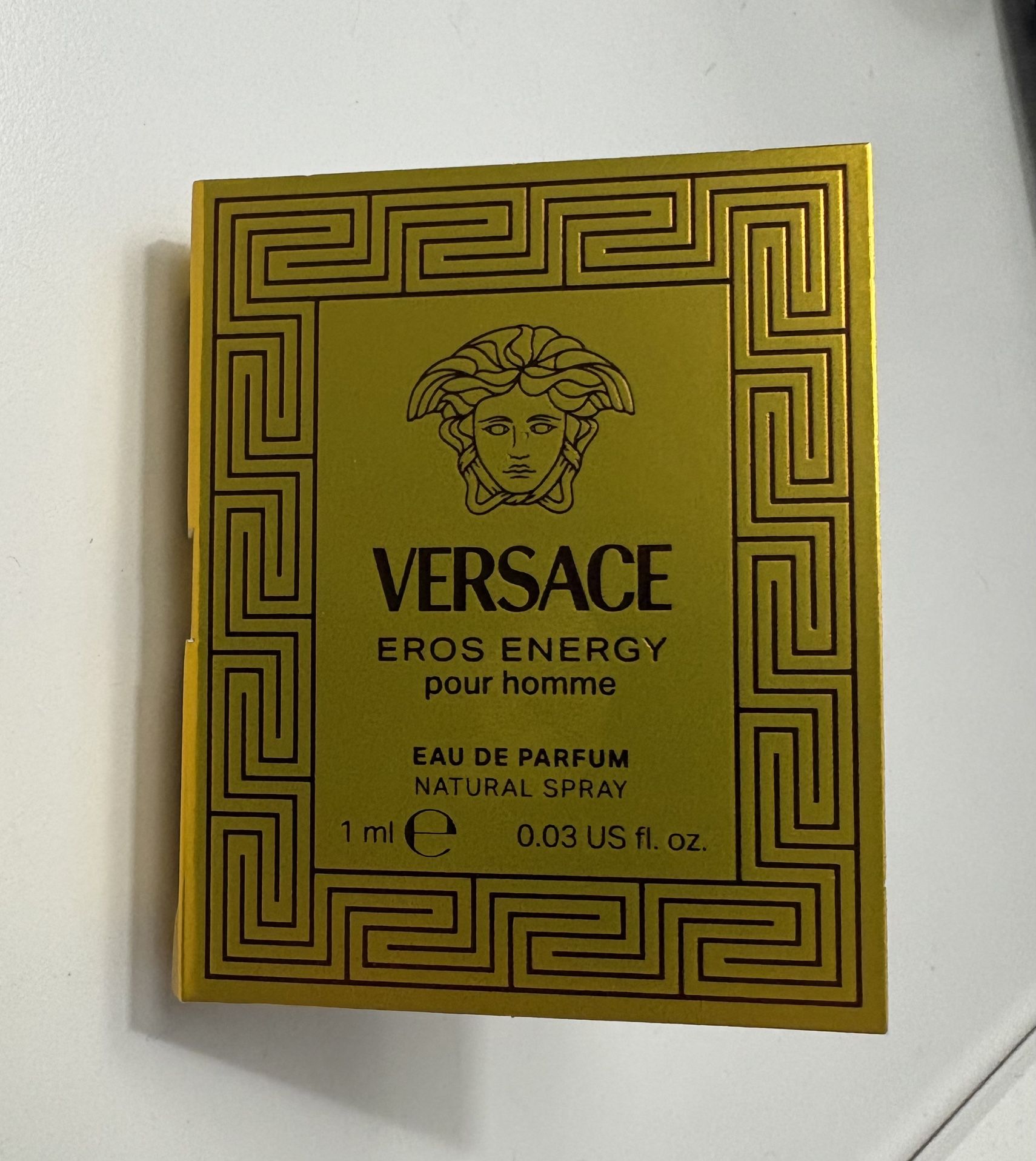 Versace Eros Energy Eau de Parfum 1ml AND Versace Eros Eau de Parfum 1ml Samples