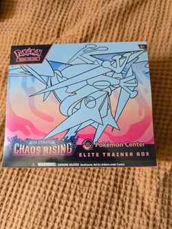 Pokemon center exclusive Chaos Rising elite trainer box