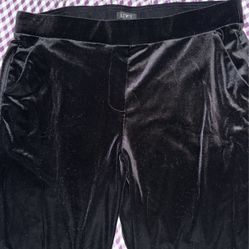 Black Velvet Dress Pants 