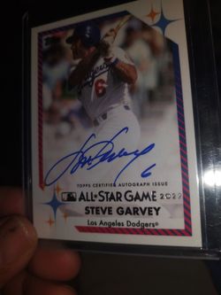 Limited Edition Steve Garvey Dodgers Auto