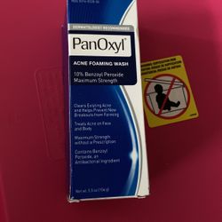 PanOxyl Acne Foaming Wash 5.5 Oz
