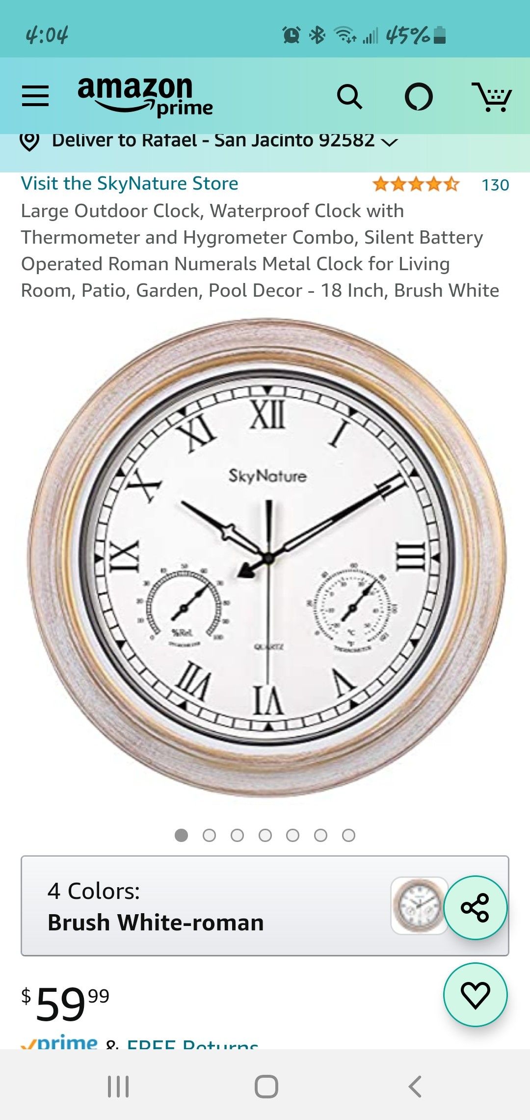 Clock, Wall Clock, White Clock (Sky nature outdoor clock)