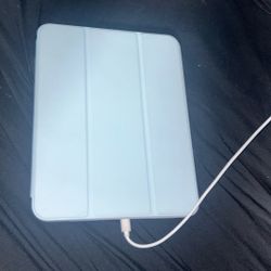 Blue iPad 10th Gen (A16) with pencil