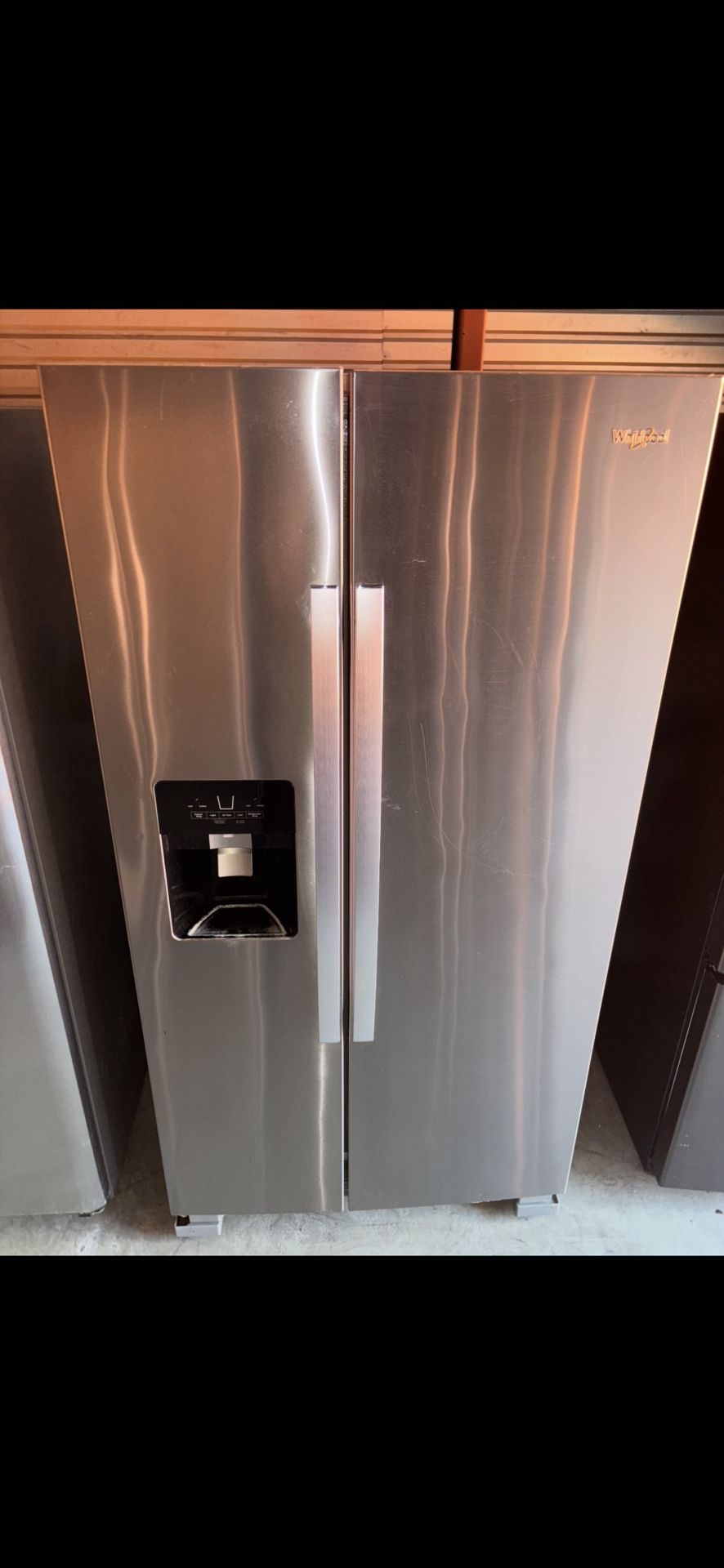 Whirlpool Stainless Steel Refrigerator And Freezer