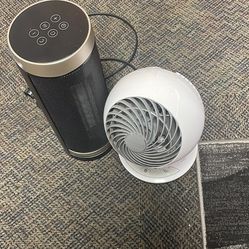 Dreo Space Heater, Woozoo Globe Fan 