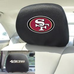 San Francisco 49ers Headrest Covers & Seat Belt Pads Gift Set