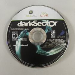 Dark Sector Game Disc Only (Microsoft Xbox 360, 2008)  