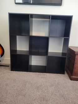 9 Cube Shelf Assembled