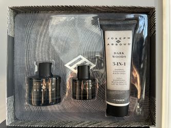 BRAND NEW – Joseph Abboud 3 Piece Men’s Gift Set – DARK WOODS