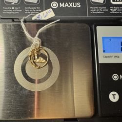 Gold Hawaii Necklace Charm Pendant