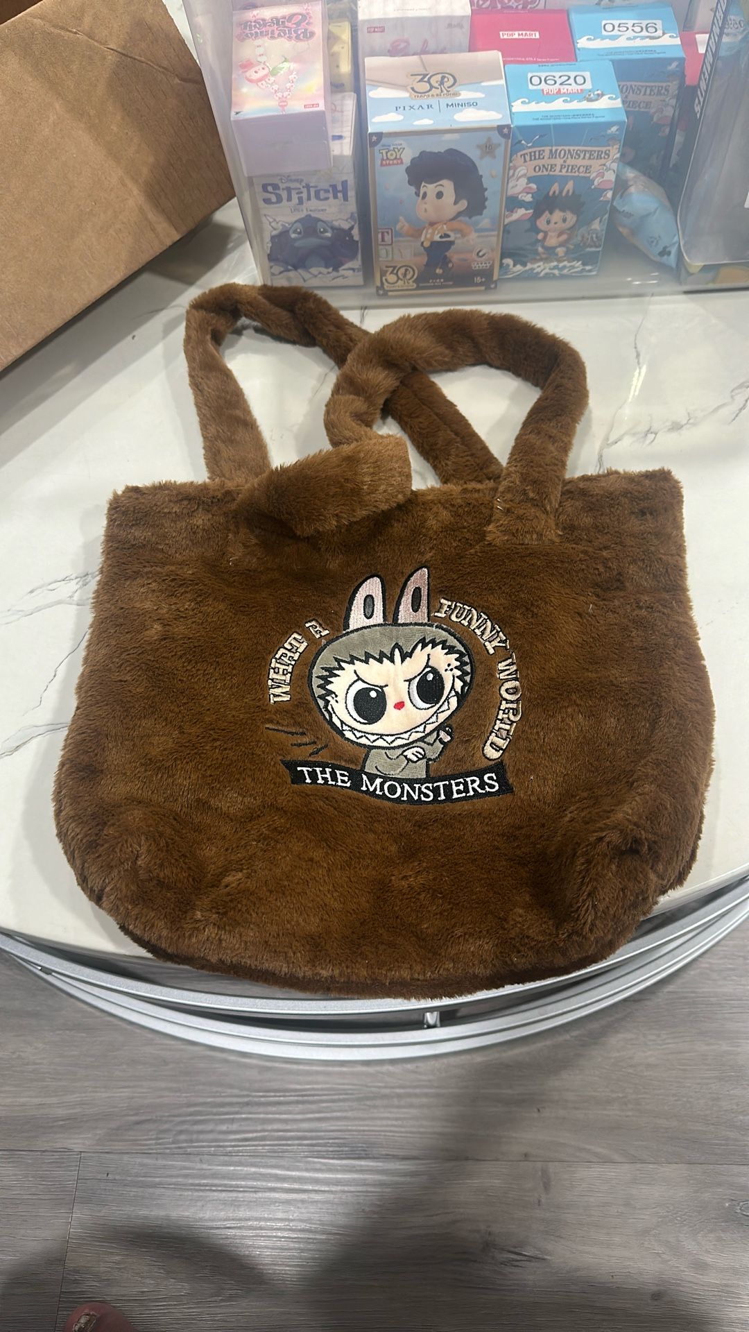 Labubu Fur Tote Bag π