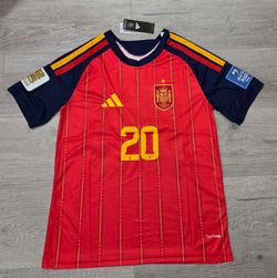 SPAIN PEDRI WORLD CUP SOCCER JERSEY