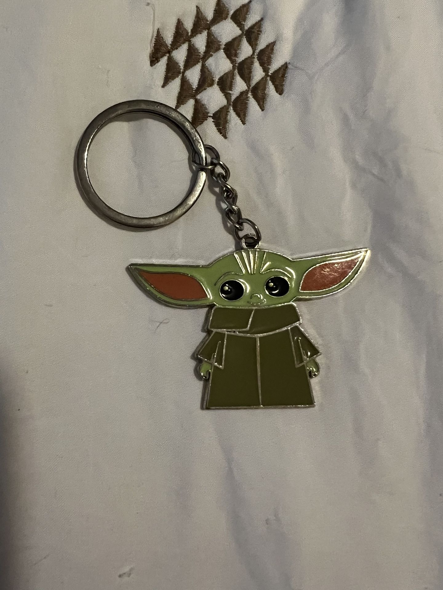 Grogu "Baby Yoda" Colorful Metal Keychain (Star Wars & Mandalorian)