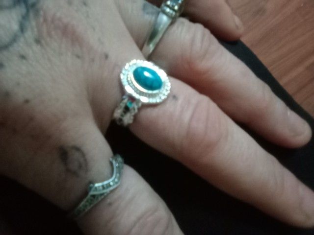 925 Silver Turquoise Ring
