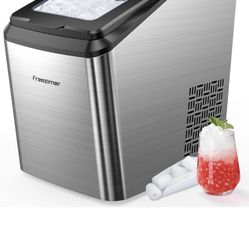 New Freezimer Dreamice X1 | 33lbs Self-Cleaning Ice Makers Countertop, Portable Ice Machine