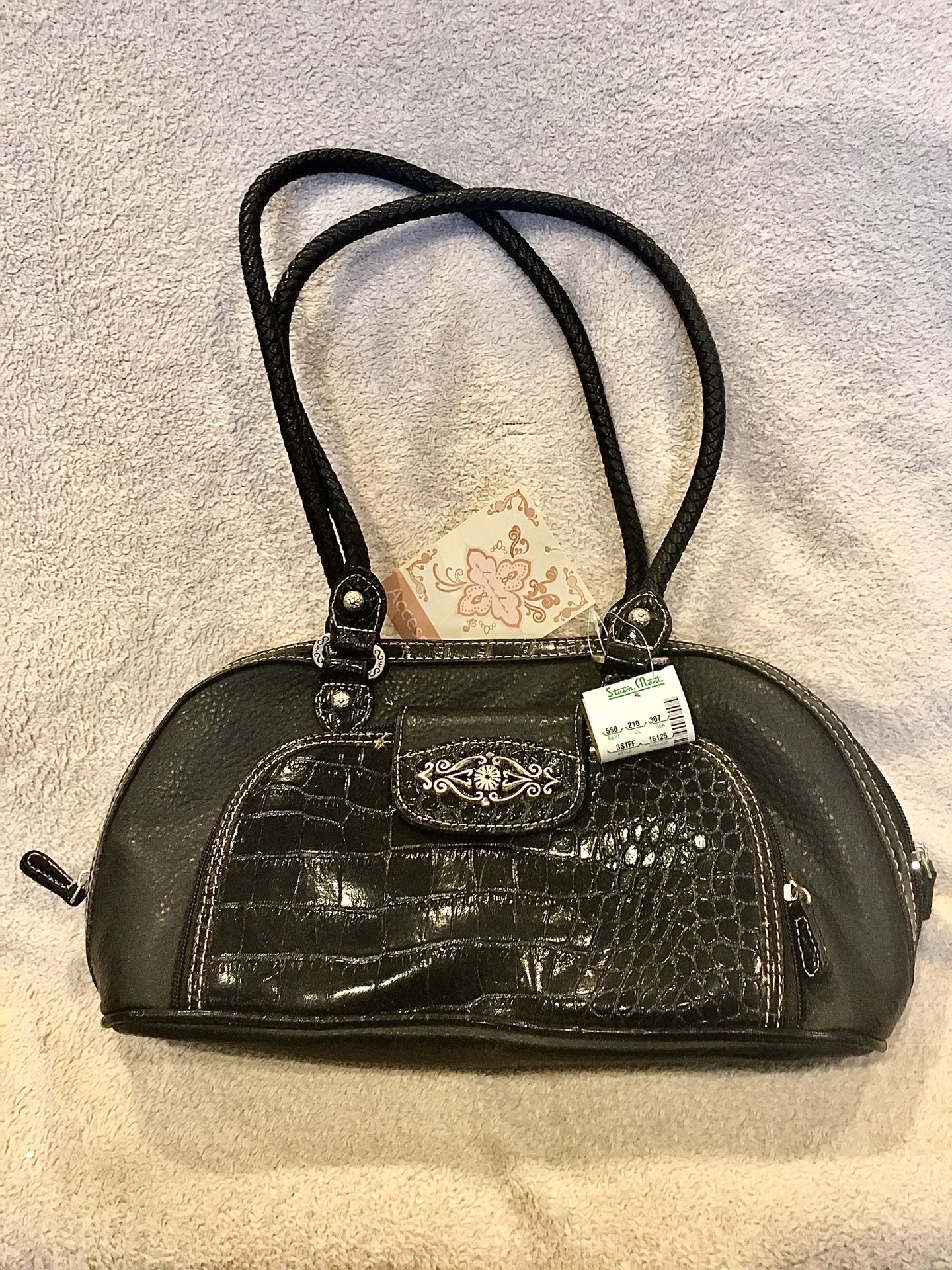 Strada Women’s Black Vinyl Purse Bag ******BRAND NEW******