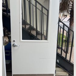 Comercial Metal Door With Frame