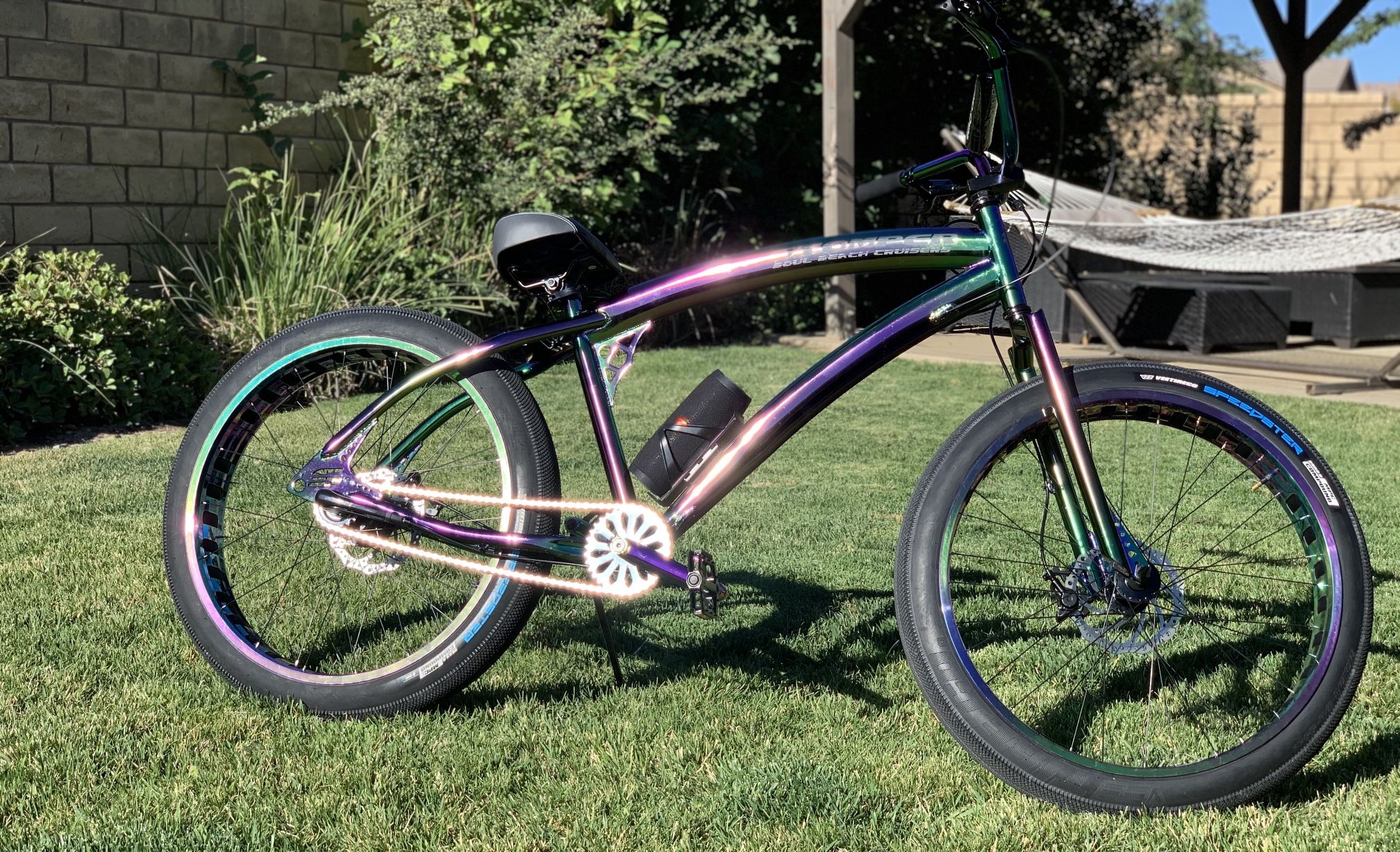 Chrome “Oil Slick” Soul Stomper