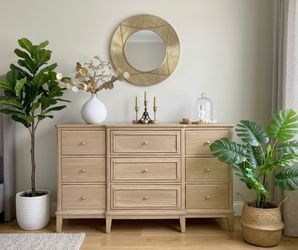 POTTERY BARN INSPIRED LARGE WOODEN DRESSER/ REFINISHED