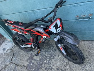 Hyper MOTOBIKE Red, Black, White And Grey. Small Bike For Kids