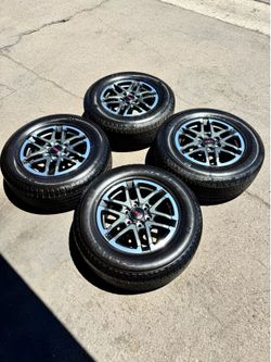 18” OEM Toyota Tacoma TRD Off-road Wheels and Original General Tires