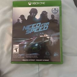 Need For Speed Xbox One 