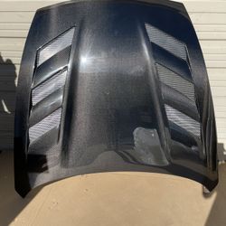 New 2009 - 2020 Nissan 370Z Z34 Carbon Creations AMS Hood - Part # 114386 