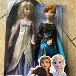 Disney Store Frozen 2 - Queen Anna & Snow Queen Elsa Doll