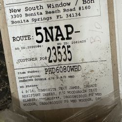 New Double Door Frame 72x96 Composite LHOS Outswing 