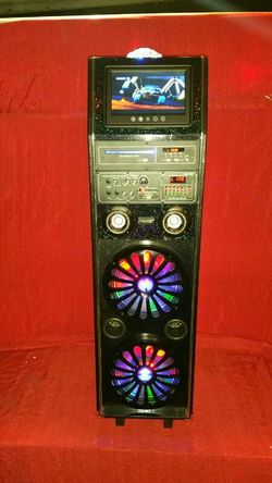 Bocina Karoke con Bluetooth, Dvd