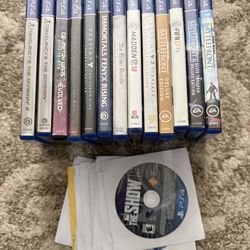 Playstation 4 games 5 each
