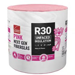 8 rolls of R 30 insulation.  $25 each.