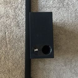 Polk Audio Sound Bar and Sub