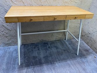 Ikea LILLÅSEN Bamboo Office Desk - Local Delivery for a Fee - See My Items 