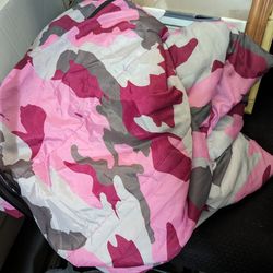 Pink Camouflage Sleeping Bag - Stay Warm On A Cool Night - Used
