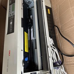 OKI Pacemark Tractor Feed Invoice Printer 