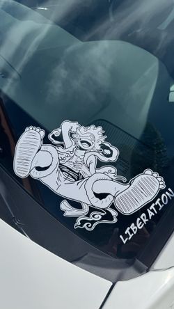 Gear 5 Luffy Car Decal