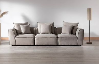 Living Spaces Cisco Modular Collection Sectional Sofa - **2 Armless Chairs and 1 Corner Piece**