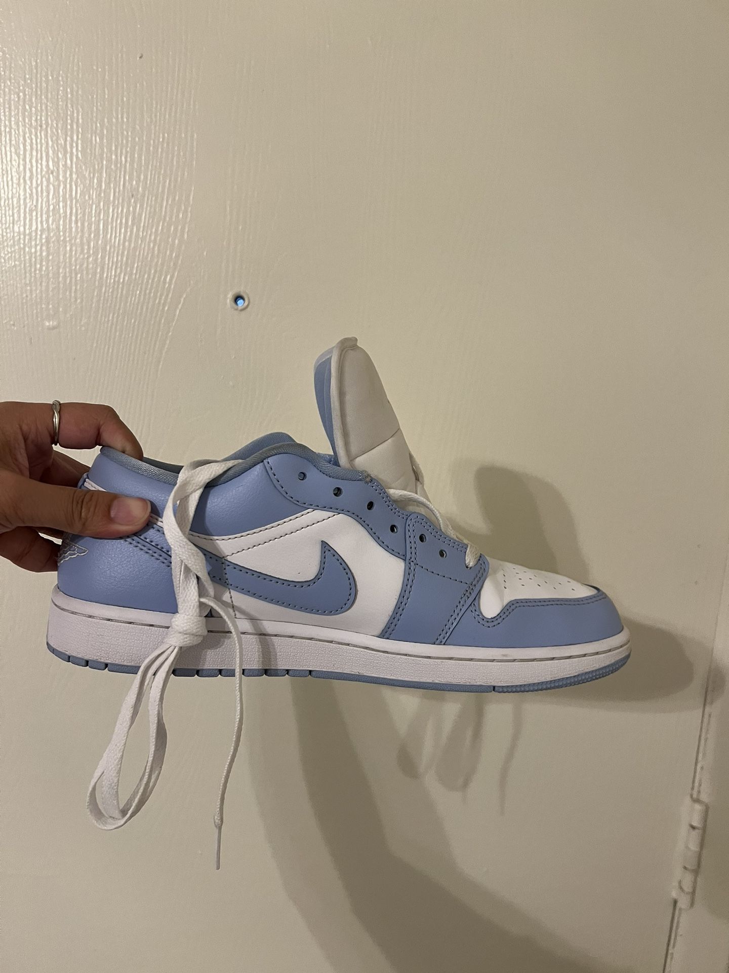 Air Jordan 1 Low Light Blue/ White