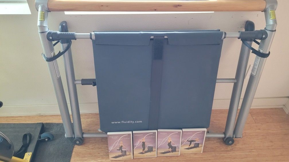 Exercise Equipment-FLUIDITY BARRE With CDs
