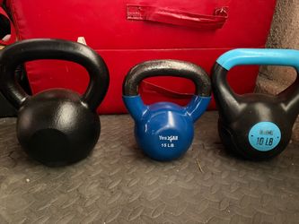 Six Kettle bells