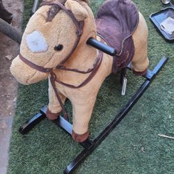 Rocking Horse Pony, Beige