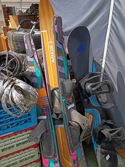 Water Skies 3 Different Ones And One Snow Skie