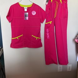 ScrubStar Premium Scrubwear Superior Comfort & Flattering Fit Stretch Scrub Size S~M With Tag