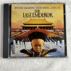 The Last Emperor Soundtrack CD (1987) Ryuichi Sakamoto David Byrne Virgin UK