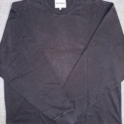 Justin Bieber Drew House Basics Black Long Sleeve Shirt