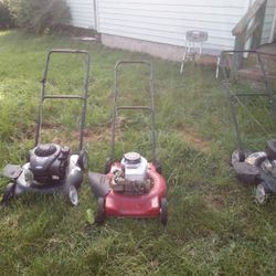 3 Lawn Mowers 