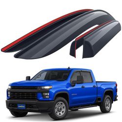 Goodyear Window Deflectors for Chevy SilveradoGMC Sierra 2500HD 3500HD 2020-2026 Crew Cab 4 pcs. Retail $99.00