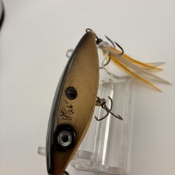 Mini Topwater Walking Style Fishing Lure, Wooden Handmade.