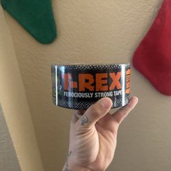 35 Yard Construction Tape: T-Rex Ferociously Strong Tape.